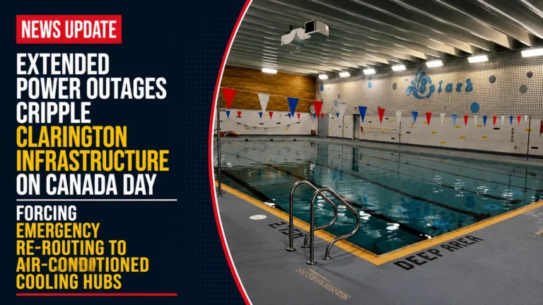 Extended Power Outages Cripple Clarington Infrastructure on Canada Day, Forcing Emergency Re-routing to Air-Conditioned Cooling Hubs power outages
