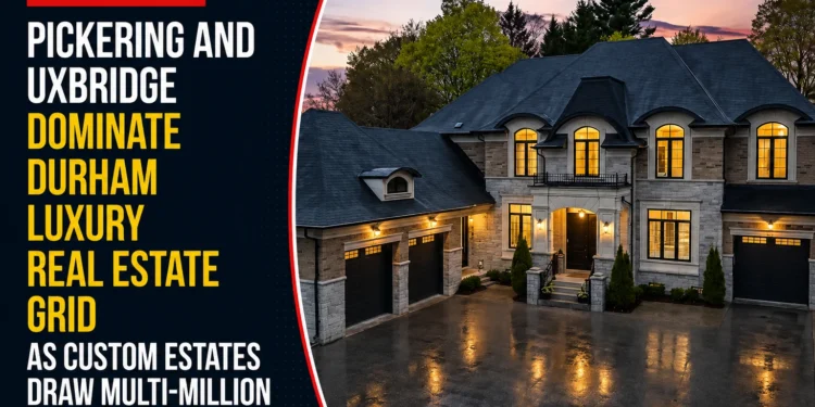 Pickering and Uxbridge Dominate Durham Luxury Real Estate Grid as Custom Estates Draw Multi-Million Dollar Closures real estate grid