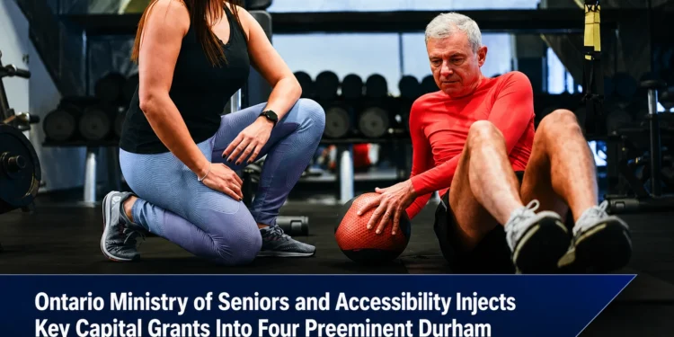 Ontario Ministry of Seniors and Accessibility Injects Key Capital Grants Into Four Preeminent Durham Older Adult Networks seniors