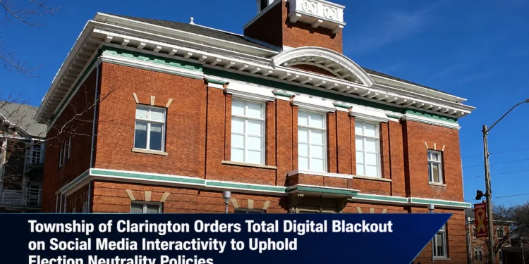 Township of Clarington Orders Total Digital Blackout on Social Media Interactivity to Uphold Election Neutrality Policies social media