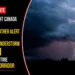 Environment Canada Escalates Yellow Weather Alert to Active Severe Thunderstorm Watch Across Entire Durham Corridor weather aleert