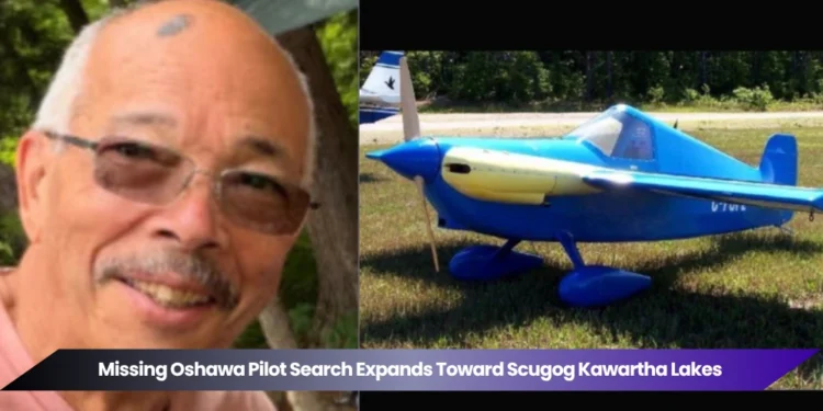 Missing Oshawa Pilot Search Expands Toward Scugog Kawartha Lakes a missing oshawa pilot, 73, failed to return after leaving oshawa executive airport as search efforts focus on scugog and the kawartha lakes area.