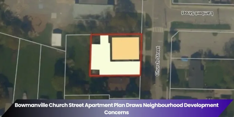 bowmanville church street apartment plan draws neighbourhood development concerns