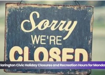 clarington civic holiday closures and recreation hours for monday
