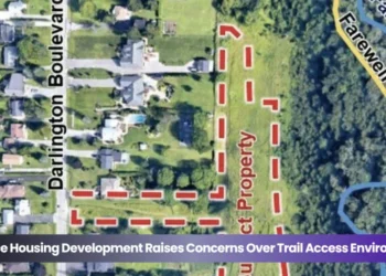 courtice housing development raises concerns over trail access environment