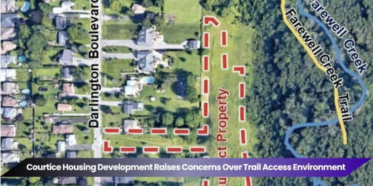 courtice housing development raises concerns over trail access environment