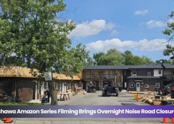 oshawa amazon series filming brings overnight noise road closures