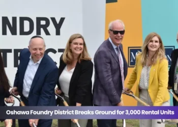 oshawa foundry district breaks ground for 3,000 rental units
