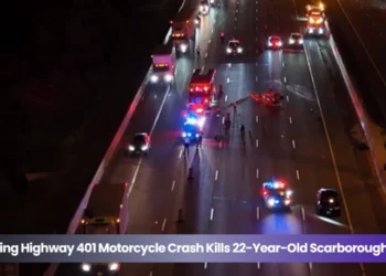 pickering highway 401 motorcycle crash kills 22 year old scarborough rider