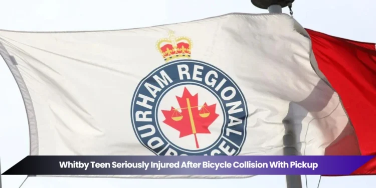 whitby teen seriously injured after bicycle collision with pickup