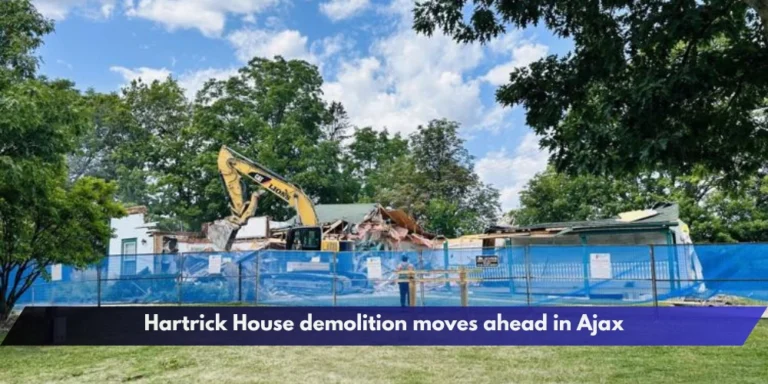 Hartrick House demolition moves ahead in Ajax