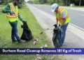 Durham Road Cleanup Removes 181 Kg of Trash Durham Road Cleanup Removes 181 Kg of Trash