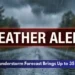 Durham Thunderstorm Forecast Brings Up to 35 mm of Rain