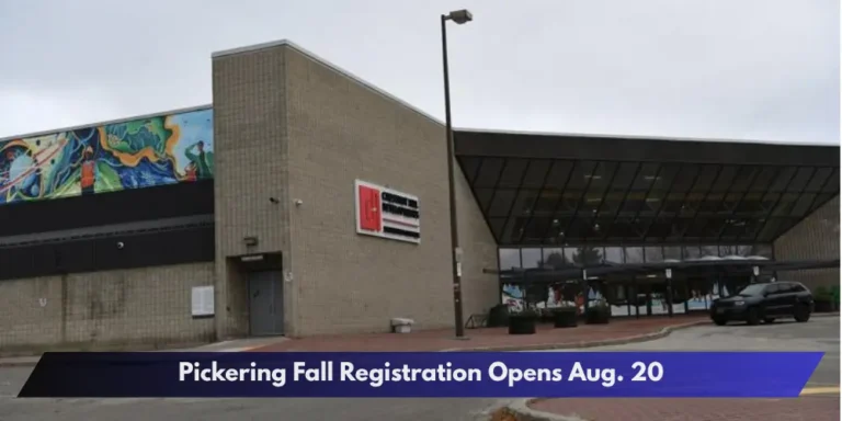 Pickering Fall Registration Opens Aug. 20