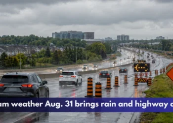 Durham weather Aug. 31 brings rain and highway delays