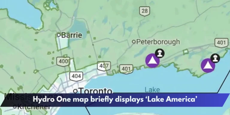 Hydro One map briefly displays ‘Lake America’