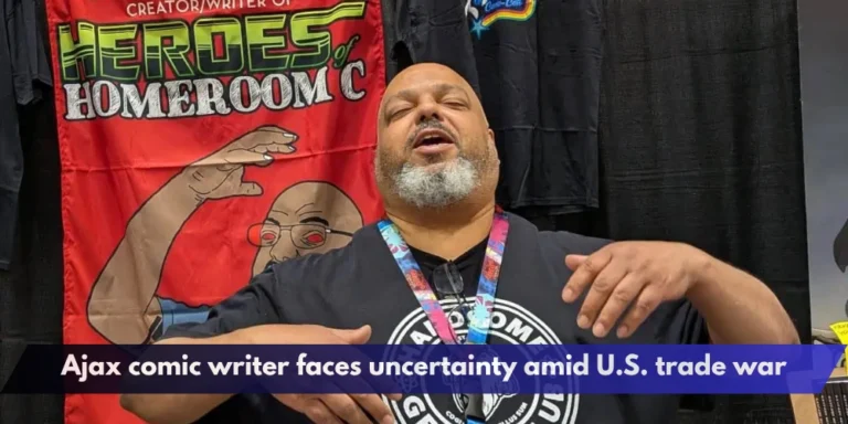 Ajax comic writer faces uncertainty amid U.S. trade war