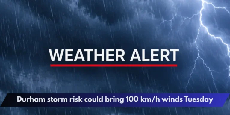 Durham storm risk could bring 100 km/h winds Tuesday
