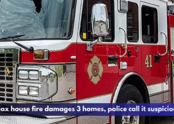 Ajax house fire damages 3 homes, police call it suspicious