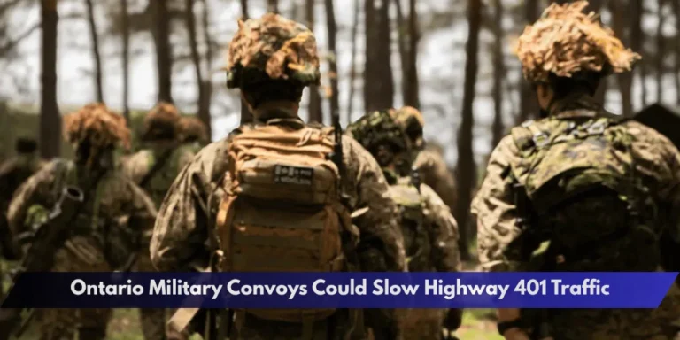 Ontario Military Convoys Could Slow Highway 401 Traffic
