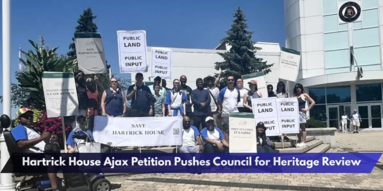 Hartrick House Ajax Petition Pushes Council for Heritage Review