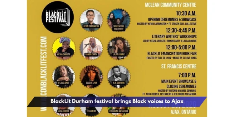 BlackLit Durham festival brings Black voices to Ajax