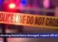 Ajax shooting leaves home damaged, suspect still at large