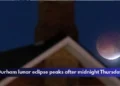 Durham lunar eclipse peaks after midnight Thursday