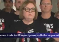 Oshawa trade tariff impact grows as Unifor urges action