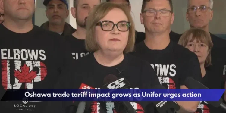 Oshawa trade tariff impact grows as Unifor urges action