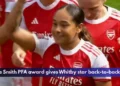 Olivia Smith PFA award gives Whitby star back-to-back wins