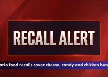 Ontario food recalls cover cheese, candy and chicken burgers