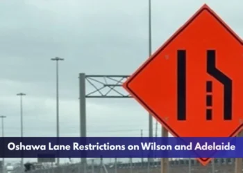 Oshawa Lane Restrictions on Wilson and Adelaide