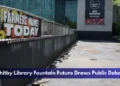 Whitby Library Fountain Future Draws Public Debate
