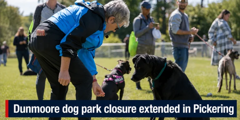 Dunmoore dog park closure extended in Pickering