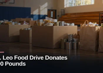 Original editorial featured image for: St. Leo Food Drive Donates 900 Pounds