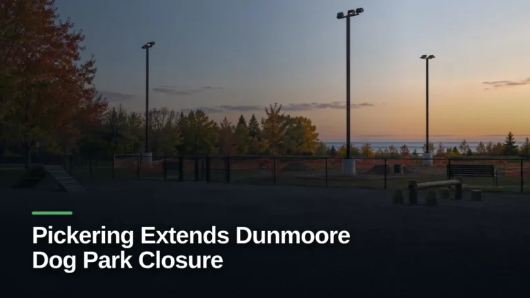 Original editorial featured image for: Pickering Extends Dunmoore Dog Park Closure