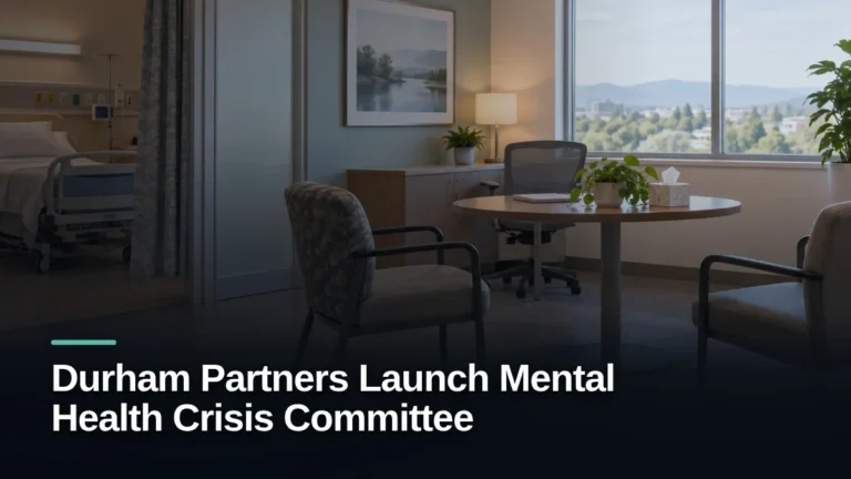Durham Partners Launch Mental Health Crisis Committee Original editorial featured image for: Durham Partners Launch Mental Health Crisis Committee