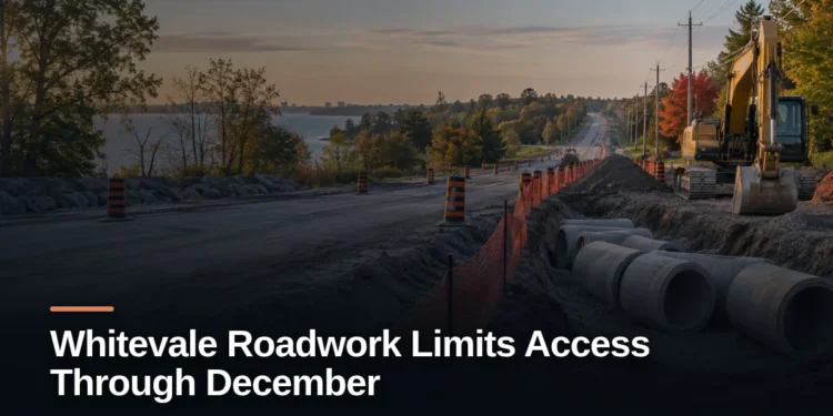 Original editorial featured image for: Whitevale Roadwork Limits Access Through December