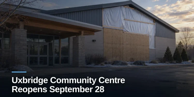 Original editorial featured image for: Uxbridge Community Centre Reopens September 28