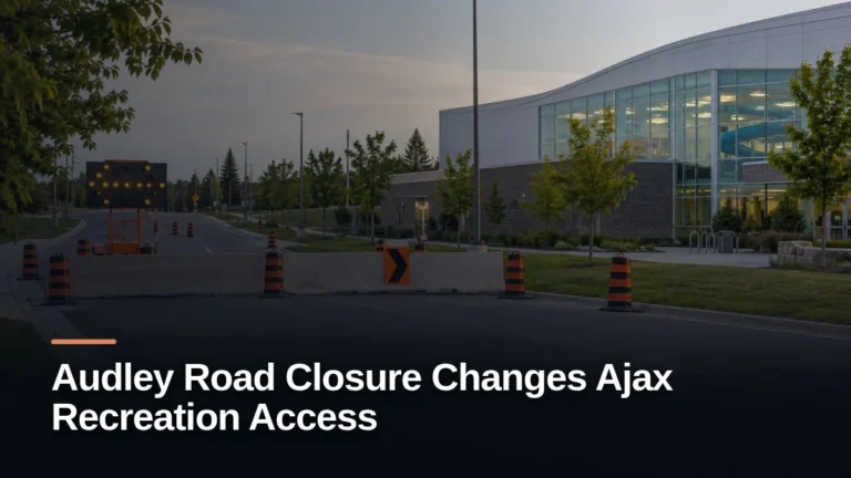 Original editorial featured image for: Audley Road Closure Changes Ajax Recreation Access