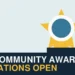 Original illustration of an award medal representing the 2026 Ajax Community Awards nominations