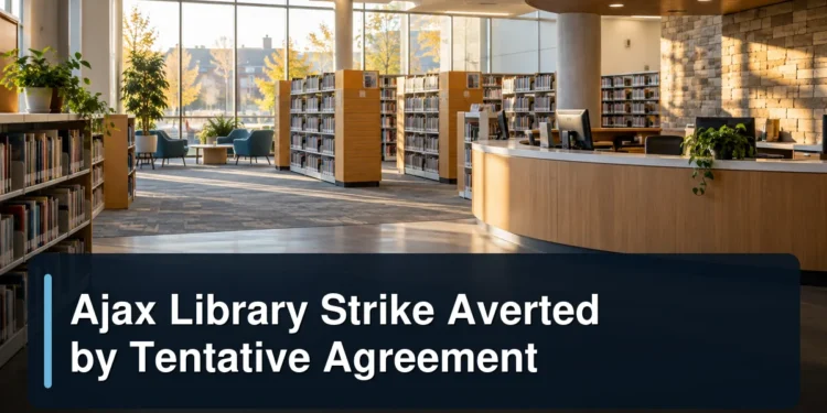 Ajax Library Strike Averted by Tentative Agreement Original editorial featured image for: Ajax Library Strike Averted by Tentative Agreement