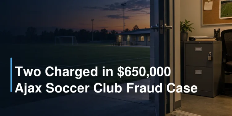 Two Charged in $650,000 Ajax Soccer Club Fraud Case