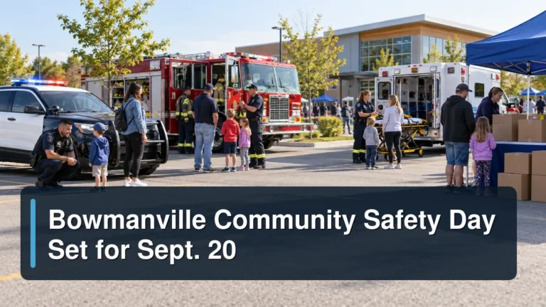 Family community safety event with the headline Bowmanville Community Safety Day Set for Sept. 20