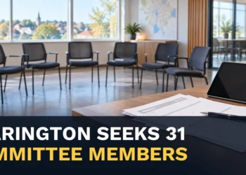 Community meeting room and applications with the headline Clarington Committees Seek 31 New Members