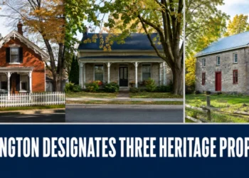 Three historic Ontario-style properties representing new Clarington heritage designations