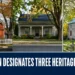 Three historic Ontario-style properties representing new Clarington heritage designations
