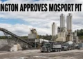 Aggregate pit and material-production equipment representing approved Mosport Main Pit plants