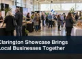 Community business exhibition with the headline Clarington Showcase Brings Local Businesses Together
